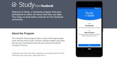 Facebook consentirá a sus usuarios por utilizar su ‘app’ Study from Facebook