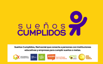 Sueños Cumplidos, Red social que conecta a personas con instituciones educativas y empresas para cumplir sueños o metas.