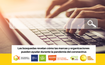 Las búsquedas revelan cómo las marcas y organizaciones pueden ayudar durante la pandemia del coronavirus