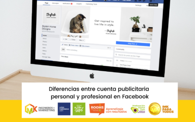 Diferencias entre cuenta publicitaria personal y profesional en Facebook