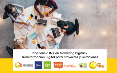 Experiencia IMK en Marketing Digital y Transformación Digital para proyectos y licitaciones