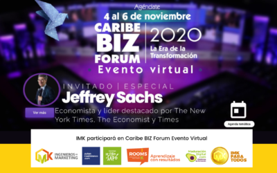 Ingenieros de Marketing IMK participará en Caribe BIZ Forum Evento Virtual