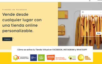 Cómo activar mi tienda virtual en Facebook, Instagram y Whatsapp