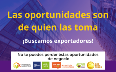 No te puedes perder éstas oportunidades de negocio