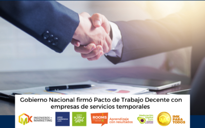 Gobierno Nacional firmó Pacto de Trabajo Decente con empresas de servicios temporales