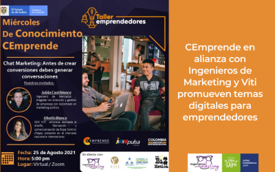 CEmprende en alianza con Ingenieros de Marketing y Viti promueven temas digitales para emprendedores