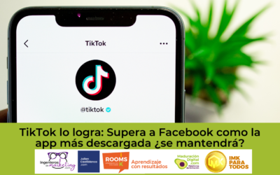 TikTok lo logra: Supera a Facebook como la app más descargada ¿se mantendrá?