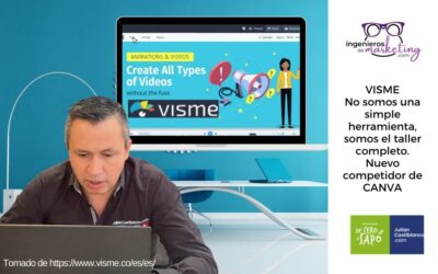 VISME: No somos una simple herramienta, somos el taller completo. Nuevo competidor de CANVA