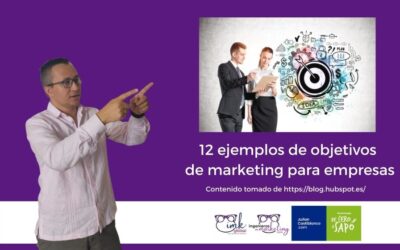 12 ejemplos de objetivos de marketing para empresas