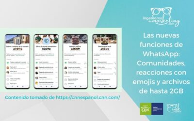 Las nuevas funciones de WhatsApp: Comunidades, reacciones con emojis y archivos de hasta 2GB