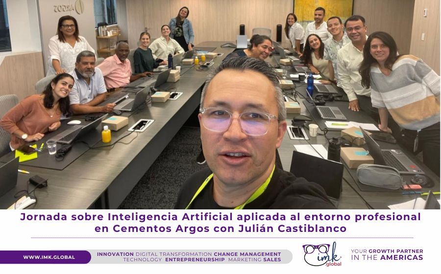 Jornada sobre Inteligencia Artificial aplicada al entorno profesional en Cementos Argos con Julián Castiblanco
